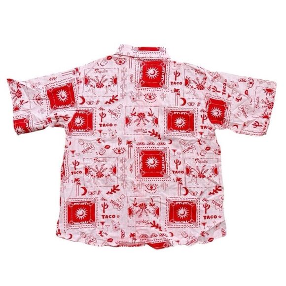 By Frankie Tequila Sunrise Taco & Lime Short Play Set Pink and Red Size XS - Picture 3 of 9